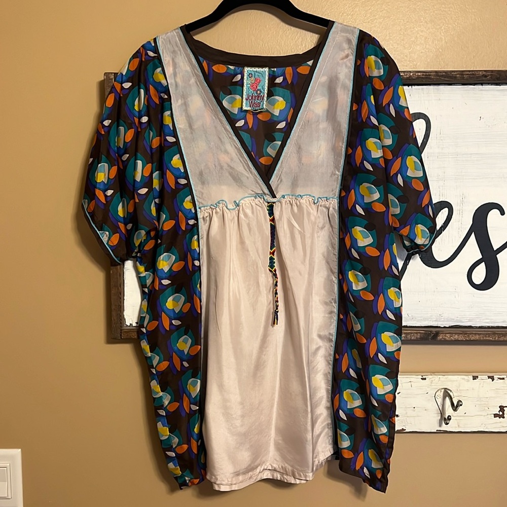 Johnny Was Blouse Short Sleeve
